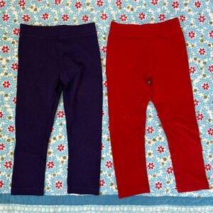 Primary Toddler Leggings Bundle, Size 4T